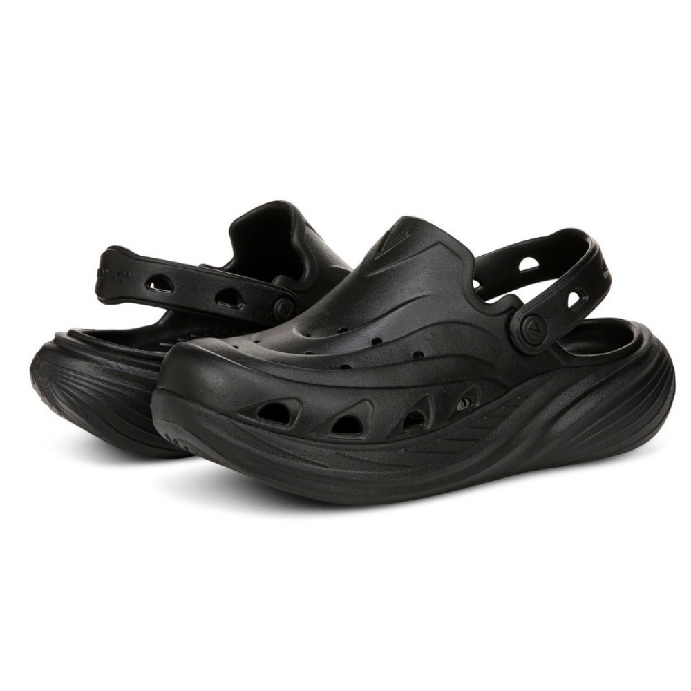 Vionic Wave RX Unisex Slip-on Cushioned Comfort Clog Orthopedic Black W 6 M 4